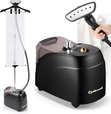 2000W Stiratrice a Vapore Verticale, Serbatoio Dell'Acqua Da 3.2L, Riscaldamento - Immagine 1 di 4