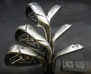 Set of 6 x TaylorMade Burner 2.0 Irons 4-9 Regular Graphite Shafts Lamkin Grips* - Picture 1 of 6