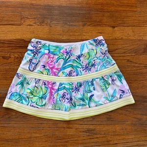 Lilly Pulitzer UPF 50+ Luxletic Dara Tennis Skort Meerjungfrau im Schatten - XXS - Bild 1 von 6