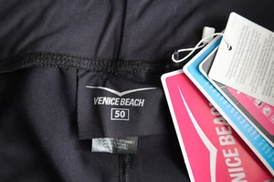 NEU Gr. 50 VENICE BEACH CURVY FIT Sporthose Trainingshose Capri schwarz Gr.50 - Bild 1 von 24