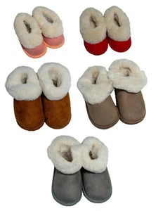 Handmade Toddlers' Girl Boy Wool Sheepskin Sleepers House Booties for Kids - Picture 1 of 9