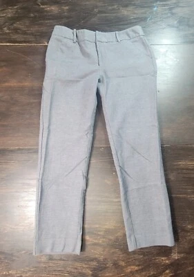 Pantalones de vestir Merona para mujer grises finos pata de gallo talla 10 elásticos extensibles Foto 1 de 4
