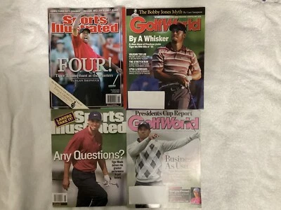 Tiger Woods Golf Magazine’s (4) MINT - Image 1 of 2