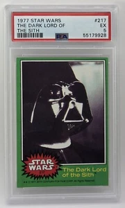 1977 Star Wars #217 The Dark Lord of the Sith PSA EX 5 - Picture 1 of 2