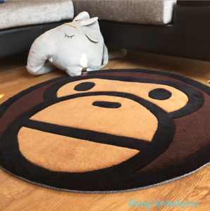 Bape Baby Rug Carpet Parlor Bedroom Circularind Individuality Polymita Non-slip