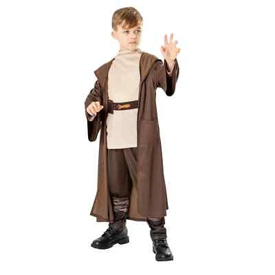 Obi-Wan Kenobi Deluxe Child Costume Star Wars Jedi Cosplay Boys - Rubie's 301476 - Image 1 of 4