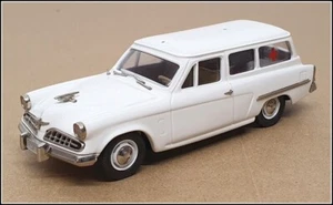 Brooklin Models 1/43 Scale CSV02 - 1954 Studeaker Conestoga Ambulet - White - Picture 1 of 5