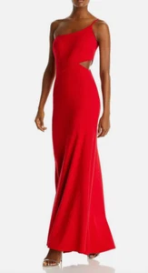 NEW W TAGS Betsy & Adam Womens One Shoulder Long Evening Dress - Picture 1 of 2