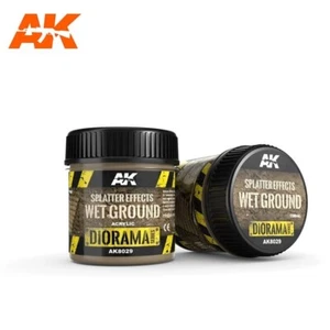 AK Interactive Terrains Diorama Series Acrylic Textures 100ml Wet Ground Effects - Picture 1 of 3