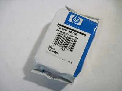 НОВЫЙ!!! ПОДЛИННЫЙ HP 74XL черный ВЫСОКОПРОИЗВОДИТЕЛЬНЫЙ чернильный картридж CB336WN CB336W БЕСПЛАТНАЯ ДОСТАВКА - Изображение 1 из 2