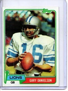 1981 Topps #274 Gary Danielson Detroit Lions - Bild 1 von 2