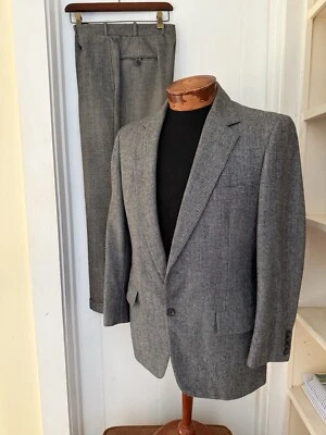 Винтажный Southwick семьи Britches уголь клетку шерсти костюм куртка брюки 40 США - Изображение 1 из 4