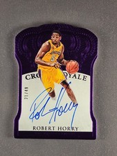 2015-16 Panini Preferred Crown Royale #169 Robert Horry /49 Purple Auto Die Cut