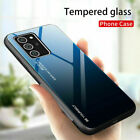 For Samsung Galaxy S20 Fe 5g/4g Slim Gradient Tempered Glass Hybrid Case Cover