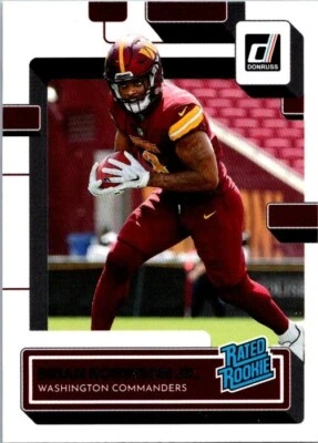 2022 PANINI DONRUSS BRIAN ROBINSON JR. RATED ROOKIE WASHINGTON COMMANDERS 327 - Image 1 of 2