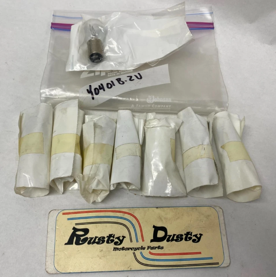 Harley Buell Lote Genuino (8) Bombillas Y0401B.2U Foto 1 de 4