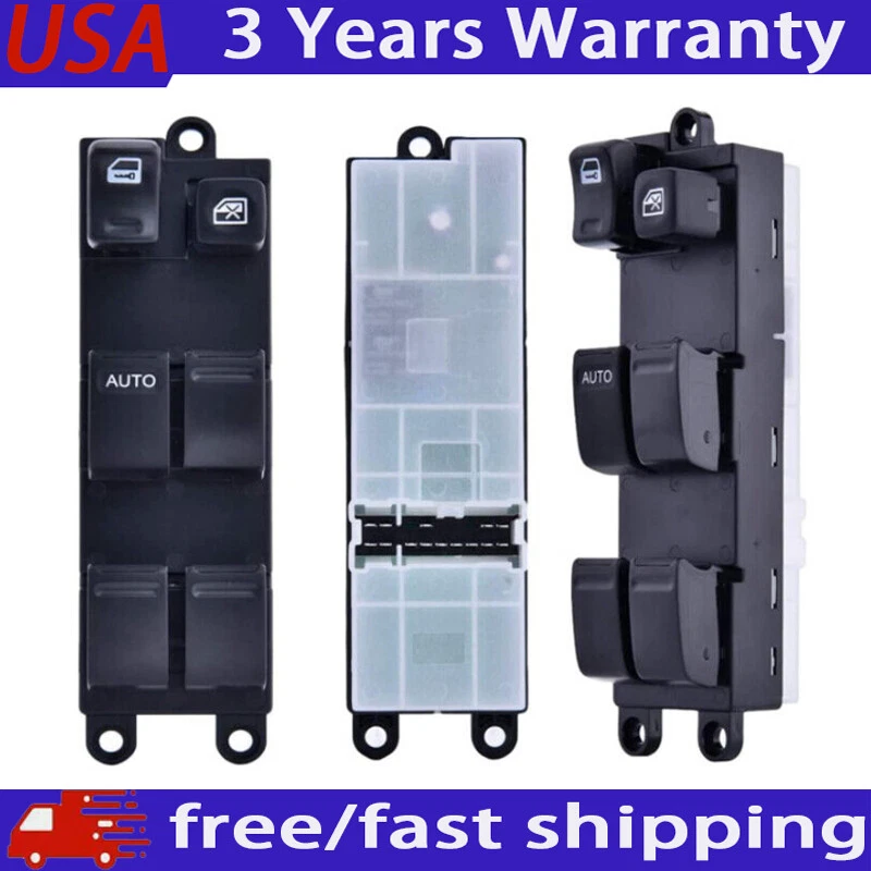 Interruptor de ventana de puerta eléctrica del lado del conductor para Nissan Sentra 2002 2003 1,8 L L4/2,5 L L L4 Foto 1 de 4