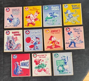 Set of 11 - 1955 MICKEY MOUSE CLUB COLORING BOOK Whitman Publishing - Picture 1 of 2