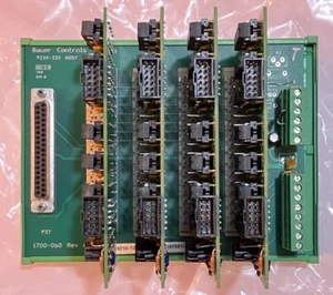 Bauer Controls 9210-120 Rev D Board 1700-060 w/ 4 9210-119 / 1700-059 Boards - Picture 1 of 5