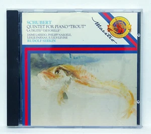 LAREDO, SERKIN, NAEGELE, PARNAS ⸺  SCHUBERT trout quintet ⸺  CBS CD NM - Picture 1 of 2