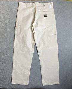 Stan Ray Pants Men 36x34 Ivory Carpenter Cargo Painter USA UO Casual NWOT - Picture 1 of 13