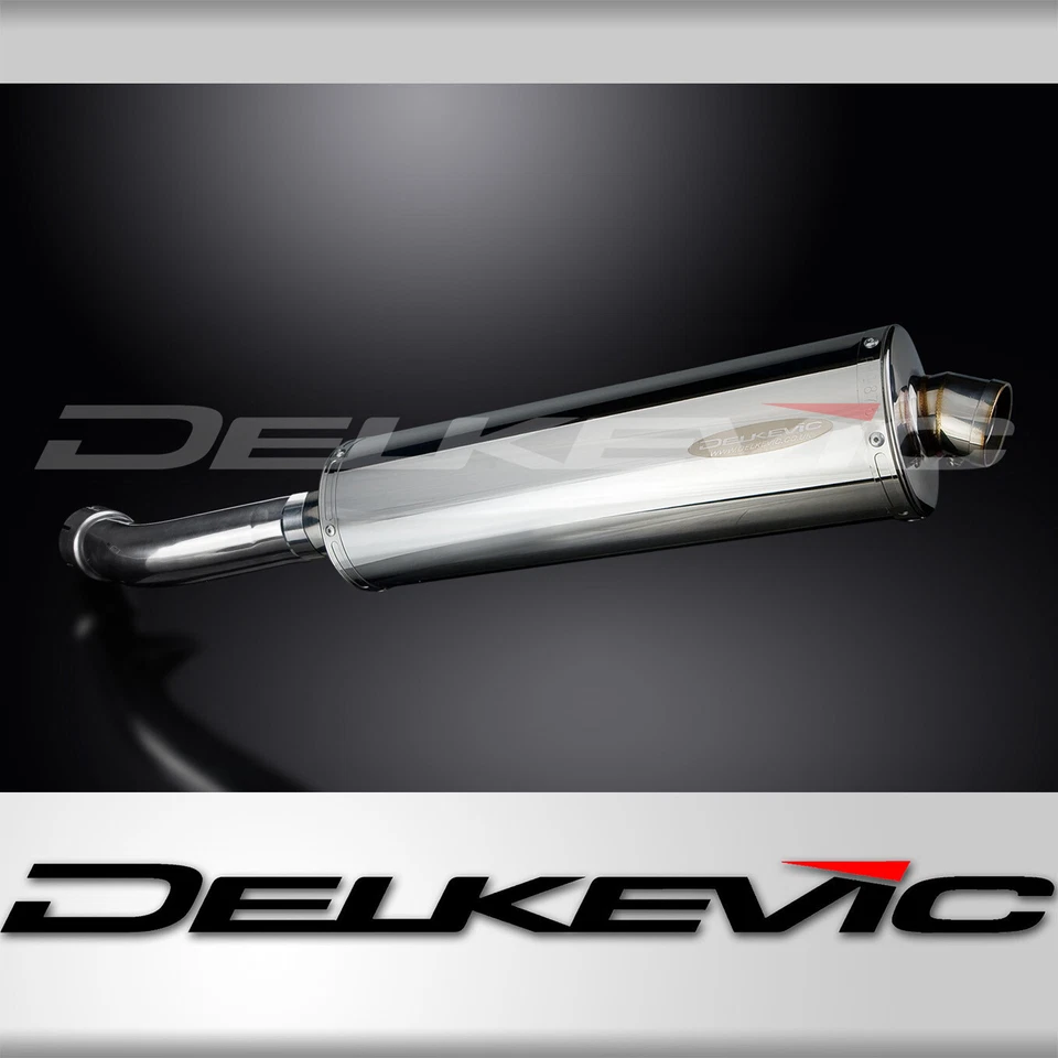 BMW R1200R R1200RT 2006-2009 Kit de silenciador de escape ovalado de acero inoxidable de 18" Foto 1 de 4