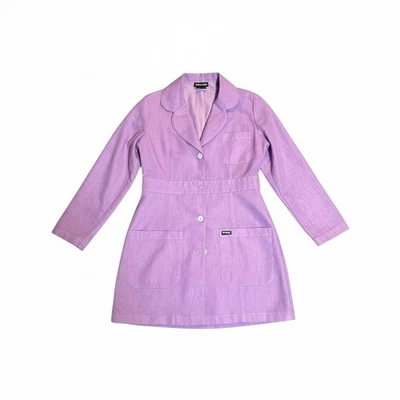 Grey’s Anatomy Women’s Purple Scrub Top Medical Nursing Uniform Shirt Size Small - Image 1 of 4