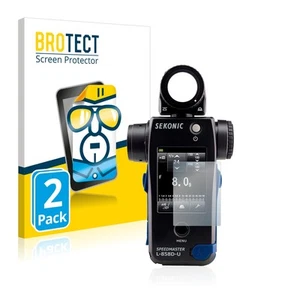 2x Display Schutz Folie für Sekonic L858D Zubehör Transparent - Zdjęcie 1 z 6