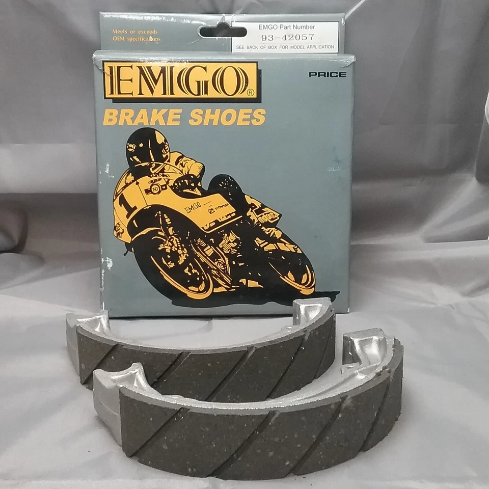 ZAPATOS FRENO RANURADOS DE REPUESTO EMGO 93-42057 NUEVOS Foto 1 de 1