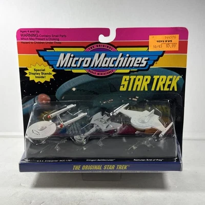 Micro Máquinas De Colección Star Trek La Colección Original #1 1993 Sellado NUEVO Leer Foto 1 de 4