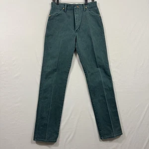 Vintage Wrangler Jeans Herren 30x36 High Rise Straight Leg Denim Made USA 90s - Bild 1 von 10