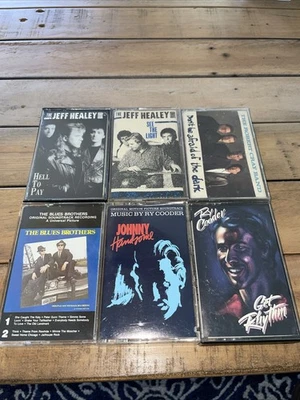 BLUES Brothers 6 cassette LOT Johnny Handsome Soundtrack Ry Cooder Jeff Healy Ba - Image 1 of 4