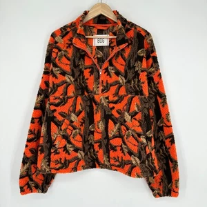 Urban Outfitters BDG Hombres Scotty Camuflaje Estampado Polar Camuflaje Chaqueta, Talla L - Imagen 1 de 14