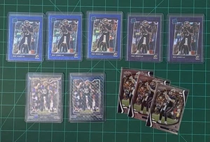 Mac Jones Optic Rated Rookie Blue Scope Shock Playbook RC 10 Karten Lot - Bild 1 von 2