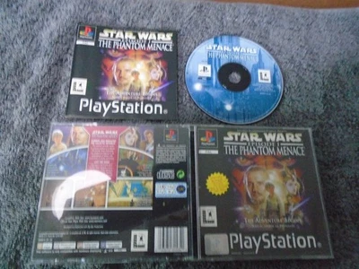 Star Wars Phantom Menace PS1 (COMPLETE INC MANUAL) Sony Playstation - Image 1 of 2
