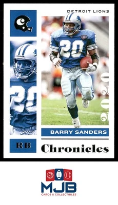 2020 Panini Chronicles Barry Sanders #33 - Image 1 of 2