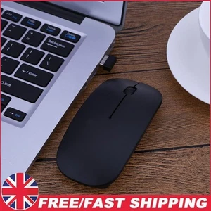 Souris sans fil 2,4 GHz 3 boutons 1000 DPI souris sans fil pour PC ordinateur portable de bureau - Photo 1/12
