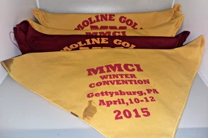 4 MMCI Minneapolis-Moline Convention Scarves - Picture 1 of 7