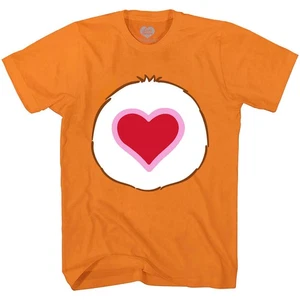 Care Bears Tenderheart Bear Belly Badge Costume T-Shirt - Picture 1 of 7