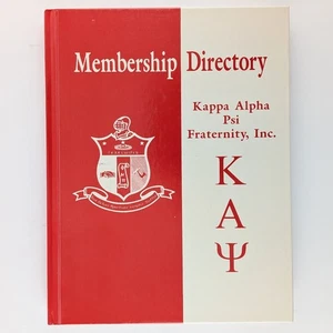 1996 Kappa Alpha Psi Fraternity Membership Directory - Picture 1 of 12