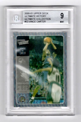 VINCE CARTER 2000 ULTIMATE VICTORY ULTIMATE COLLECTION 1/100 BGS #53 HECHO POR PRIMERA VEZ Foto 1 de 2