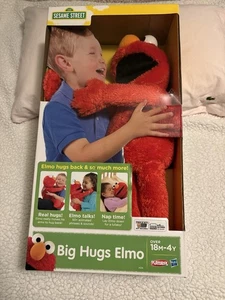 Muñeco de peluche Sesame Street Big Hugs Elmo juguete con sonidos A4256 nuevo en caja - Imagen 1 de 6