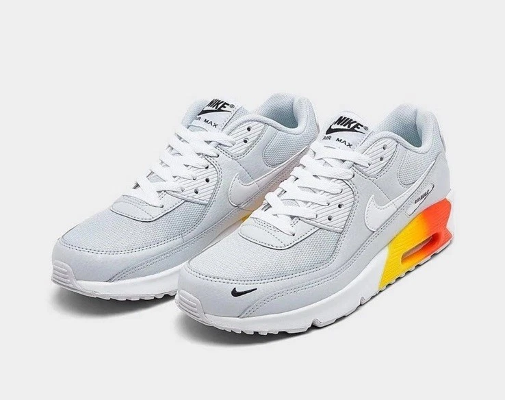 Tênis infantil Nike Air Max 90 NN (GS) grande platina pura/branco HF5181-001 tamanho 6Y - Imagem 1 de 4