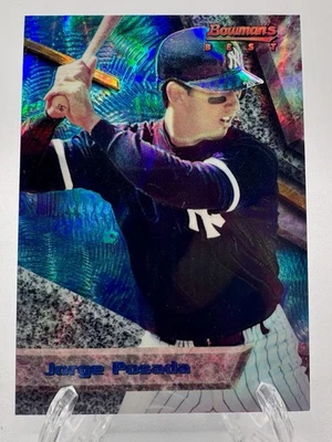 1994 Bowman's Best - Хорхе Посада No29 ПЕРЕЛИВАЮЩАЯСЯ КАРТОЧКА ДЕБЮТАНТА RC Yankees - Изображение 1 из 2