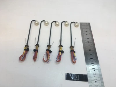 Bogenlampe mit LED, Selbstbau, ca. 7cm, 12-16V, Gleich-Wechselspannug, Messing. - Bild 1 von 4