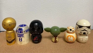 Star Wars Traditional Craft Collaboration Usaburo Kokeshi Set Disney Japan - Bild 1 von 7