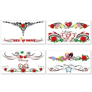 8 Extra Large Sexy Naughty Temporary Tattoos for Women Ladies - Adult Fun for Lo - Picture 1 of 12
