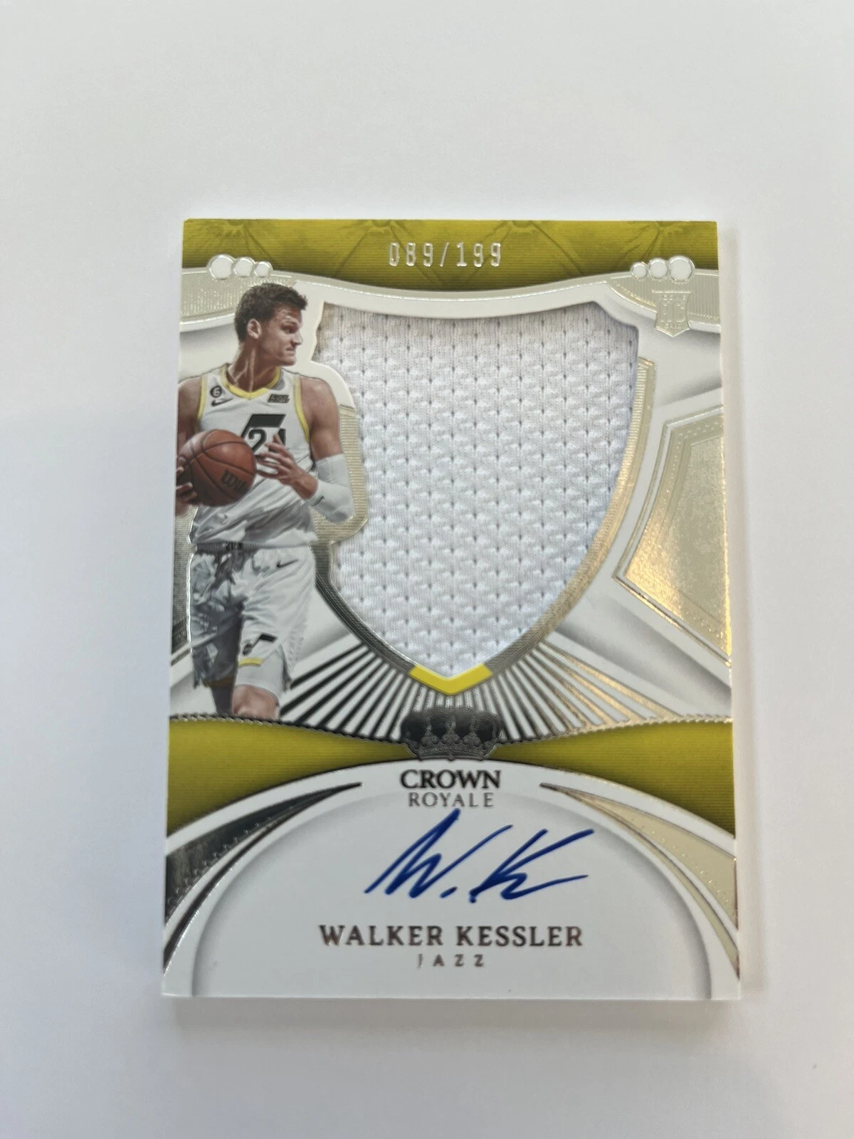 2022-2023 Crown Royale Walker Kessler Silhouettes RPA  /199 Utah Jazz