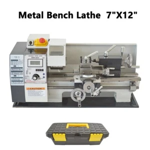 WM180V Metalworking Lathe 110V 600W Metric Imperial Threading 7"X12" - Picture 1 of 19