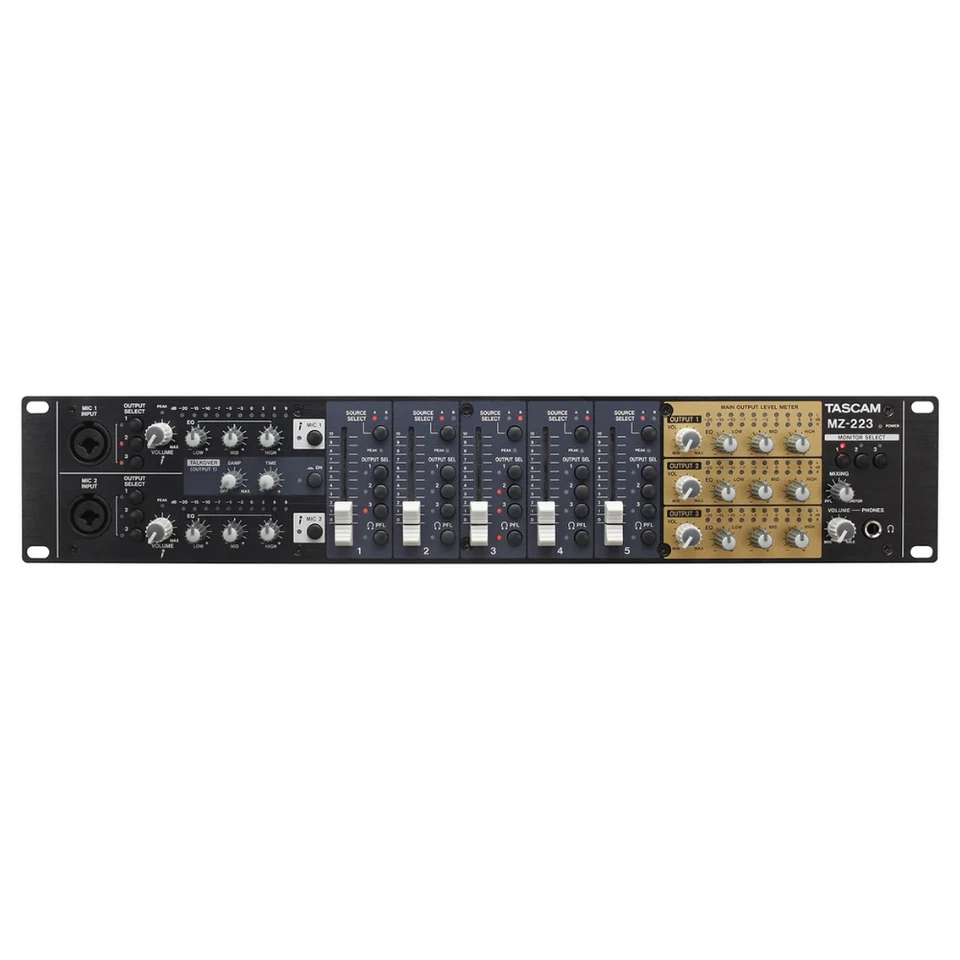 Tascam MZ-223 Industrial-Grade Audio Zone Mixer - Image 1 of 1